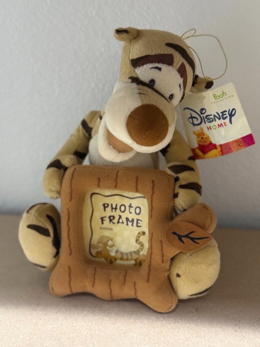 Disney Japan Tigger Plush Photo Frame Pooh Collection NWT Vintage Disney READ